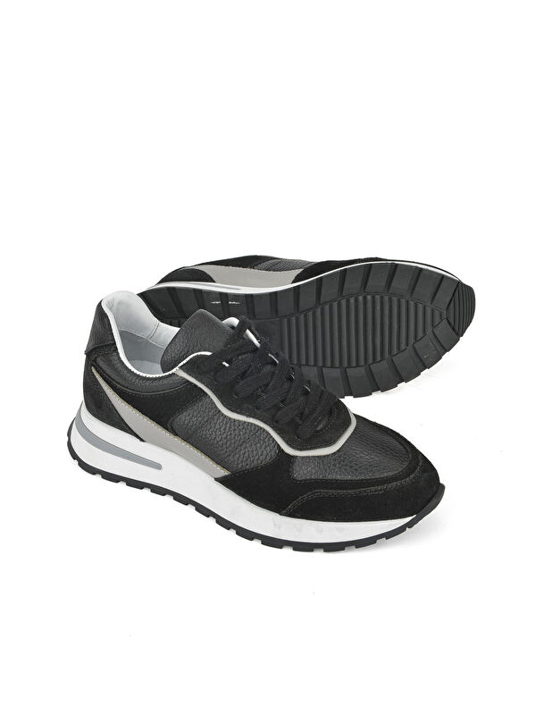 Kadın Hakiki Deri Sneaker 1431000Z6020 Siyah - Görsel 5