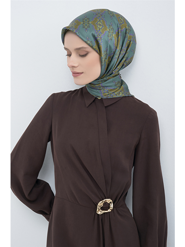 ARMİNE Saf İpek Twill Eşarp 9522D 80