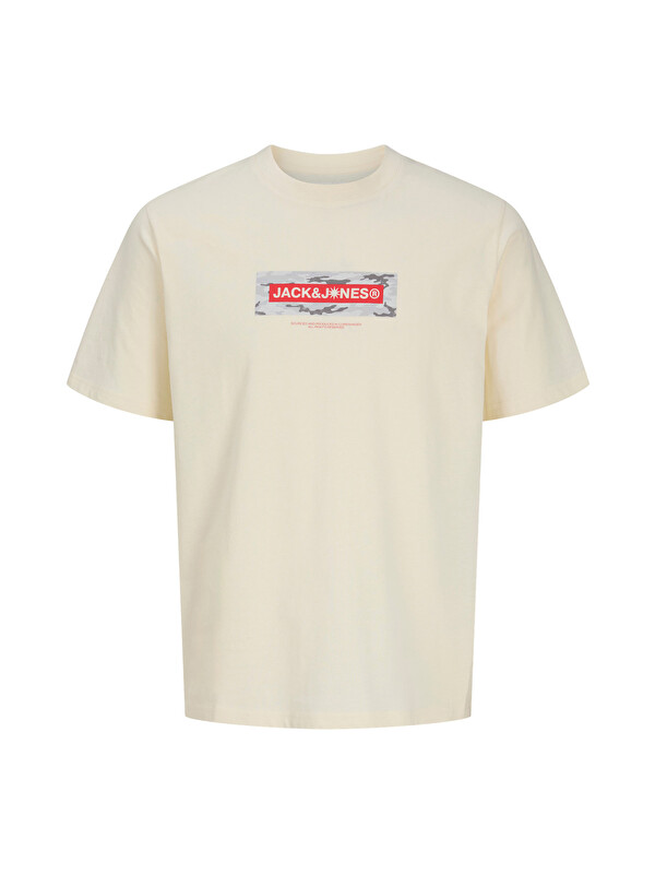 Jack & Jones Core Jcobreeze Logo Baskılı Pamuklu Regular Fit T Shirt 12297851