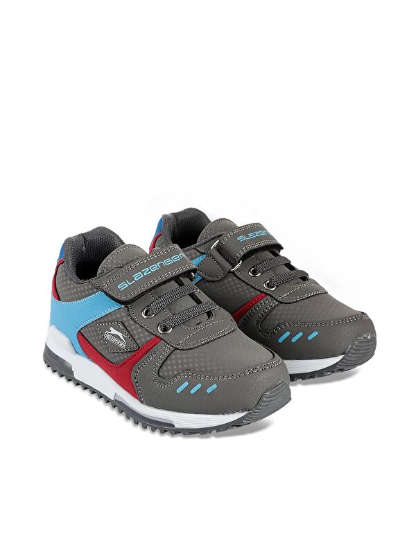 EDMOND IN Çocuk Sneaker Ayakkabı Koyu Gri - Görsel 3