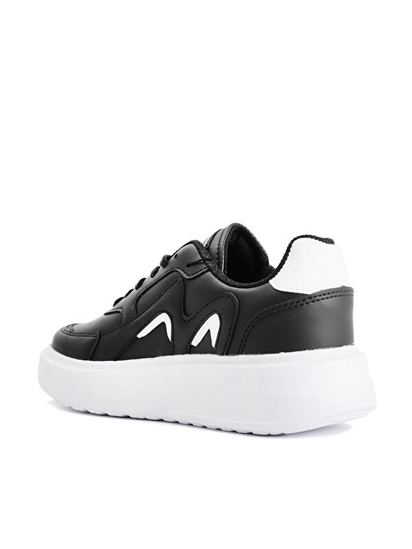ZENIA I Kadın Sneaker Ayakkabı Siyah / Beyaz - Görsel 4