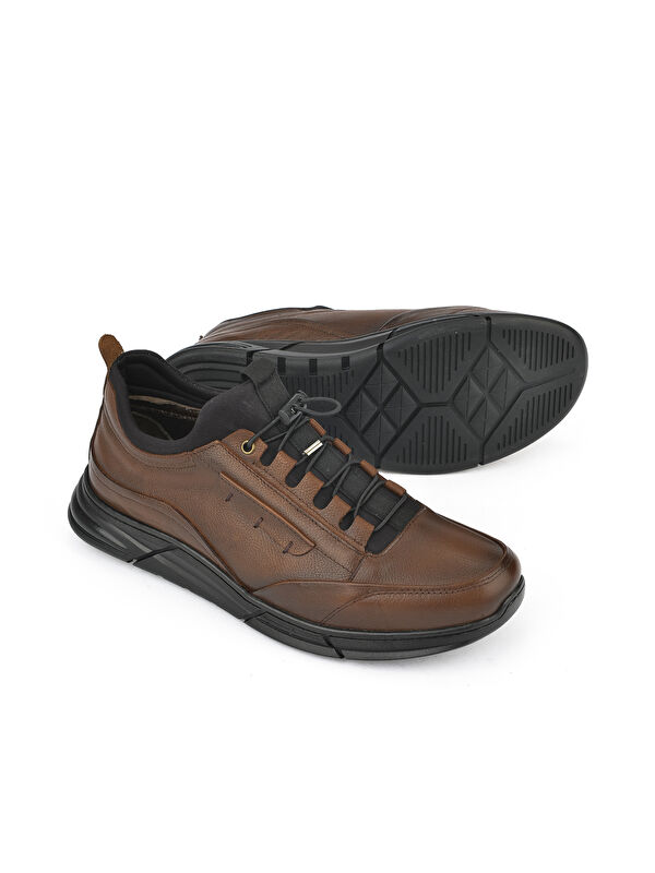 Erkek Hakiki Deri Ayakkabı 1431040ZK2212 Taba - Görsel 5