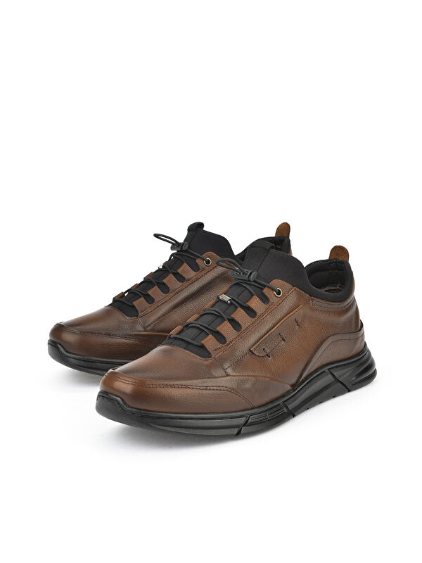 Erkek Hakiki Deri Ayakkabı 1431040ZK2212 Taba - Görsel 6