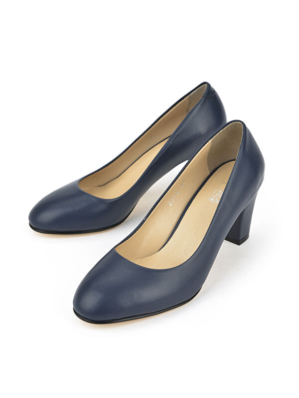 Ziya Ayakkabi Bej Ziya Ayakkabi Hakiki Kadın Deri Topuklu 1431030Z25014