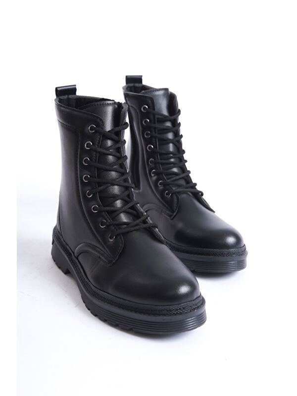 D0901 Ortopedik Kadın Fermuarlı Bot - Görsel 3