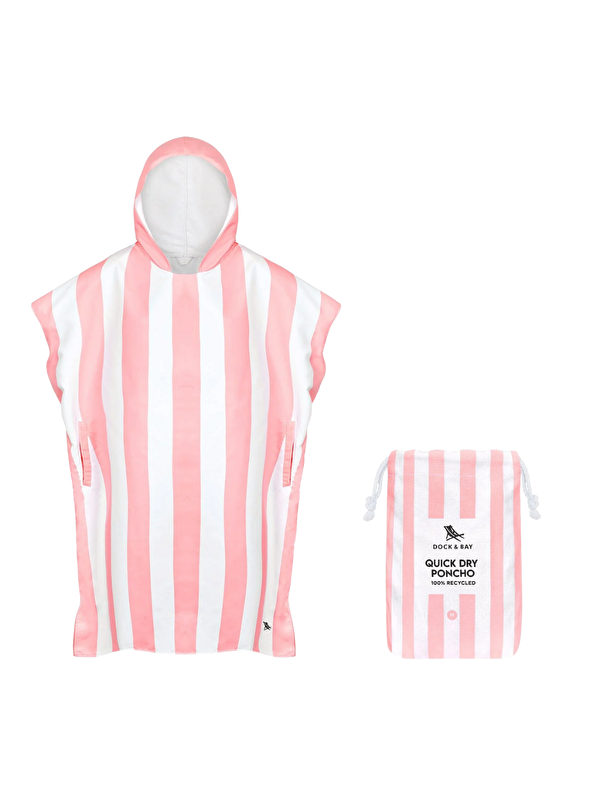 Dock & Bay Dock And Bay UV Korumalı Yetişkin Panço Cabana M Malibu Pink