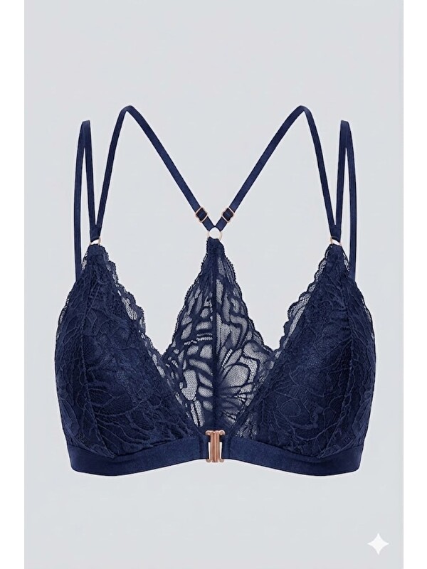 C&City Kapsız Bralet C18326 Lacivert