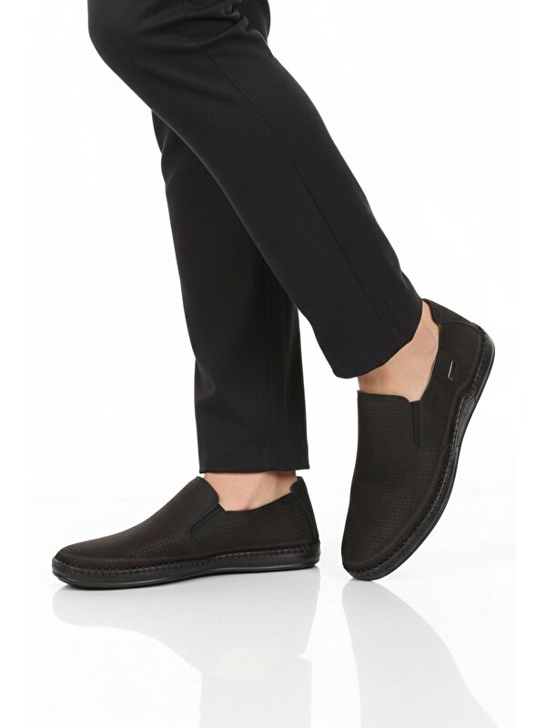 Ayakmod Siyah Ayakmod Nubuk Hakiki 803 Deri Erkek Ayakkabı