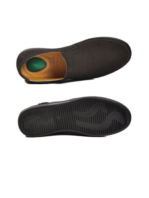 Ayakmod Siyah Ayakmod Nubuk Hakiki 803 Deri Erkek Ayakkabı