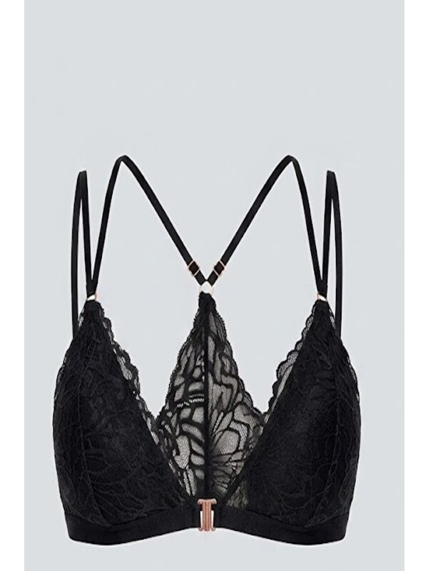 C&City Kapsız Bralet C18326 Siyah