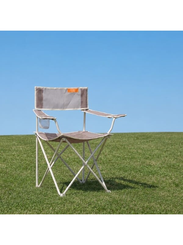 Simple Living Kamp Sandalyesi - Bej - 50x50x78 cm