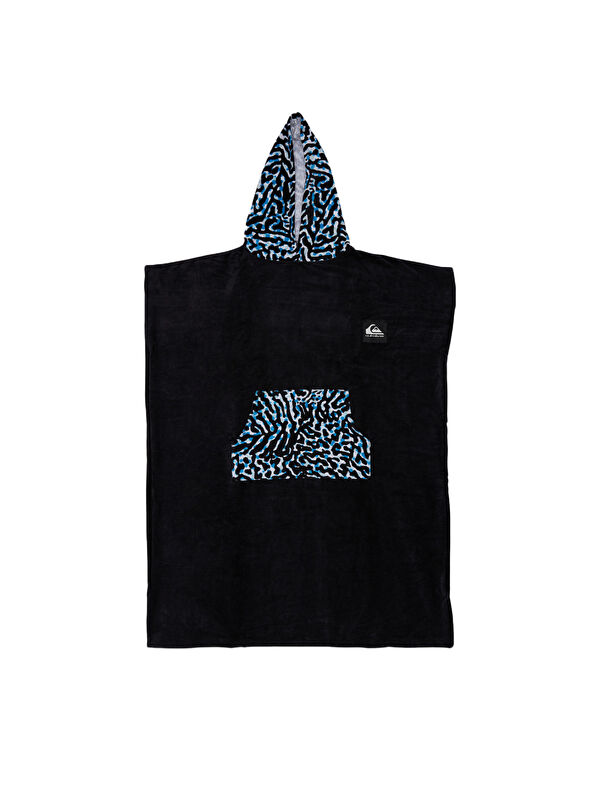 Quiksilver Hoody Towel Erkek Mavi Sweatshirt