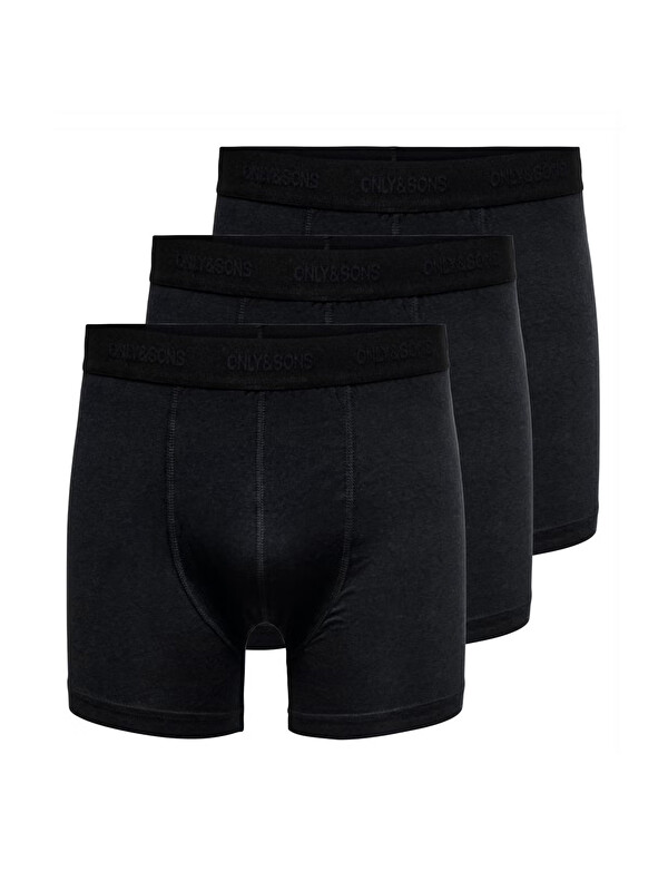 Only&Sons Onsfitz Pamuk Karışımlı 3 Pack Boxer 22027247