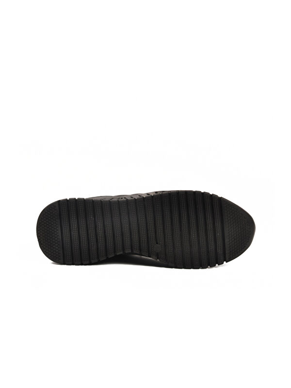 Siyah Bağcıklı Deri Jel Taban Anatomik Erkek Casual Ayakkabı 315 M - Görsel 6