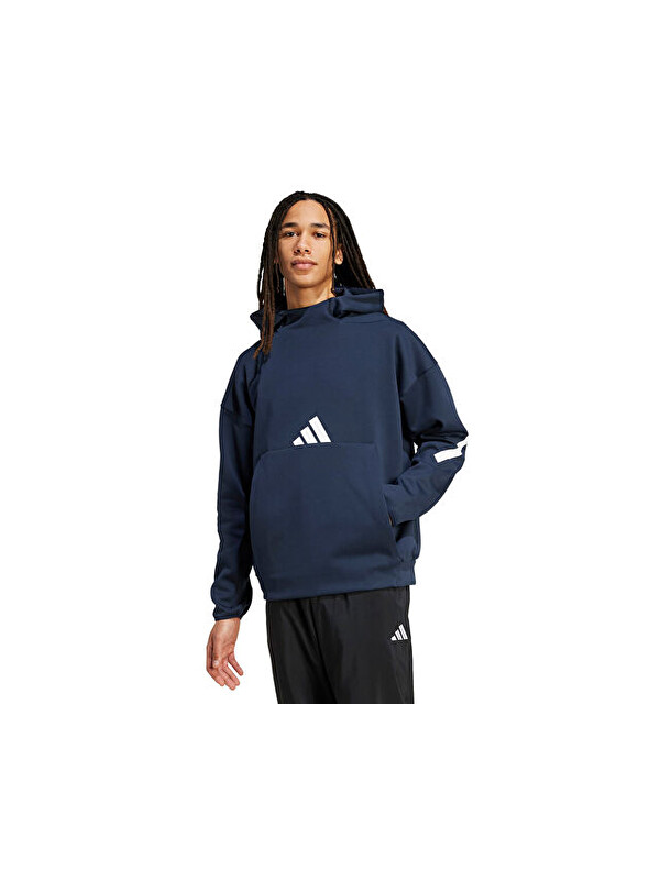 Adidas M Z.N.E. Hd Erkek Günlük Sweatshirts JW4729 Lacivert
