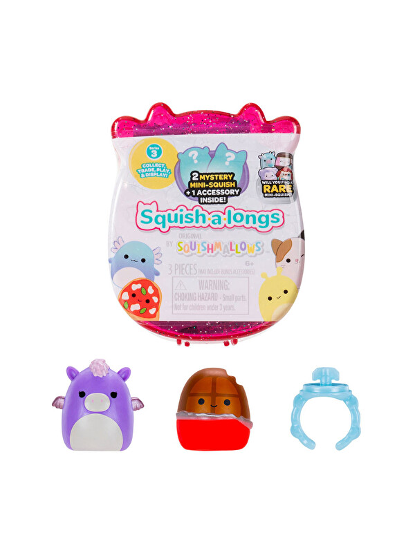 Squishmallows Squish-a-longs Sürpriz Paket Seri 3 SQAL0044