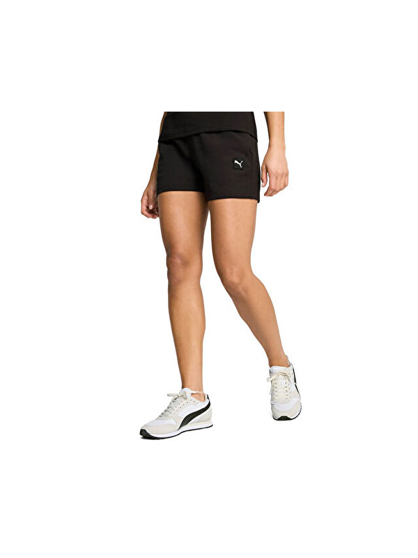 Puma Ess Elevatedmid-Riseshorts5 Kadın Günlük Şort 69090201 Siyah