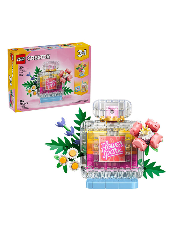 Lego Creator 3’ü 1 Arada Çiçekli Dekoratif Parfüm Şişesi 31383