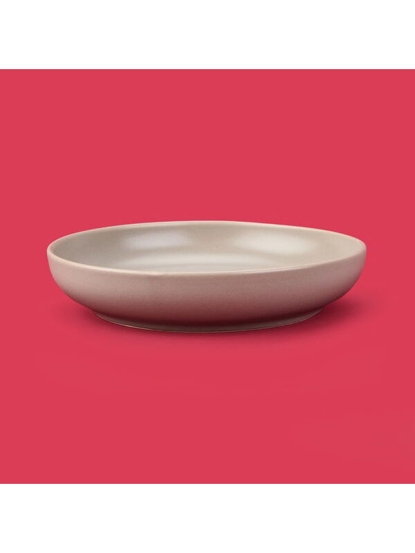 Evidea Kitchen Nordic Çukur Yemek Tabağı - Gri - 22 cm