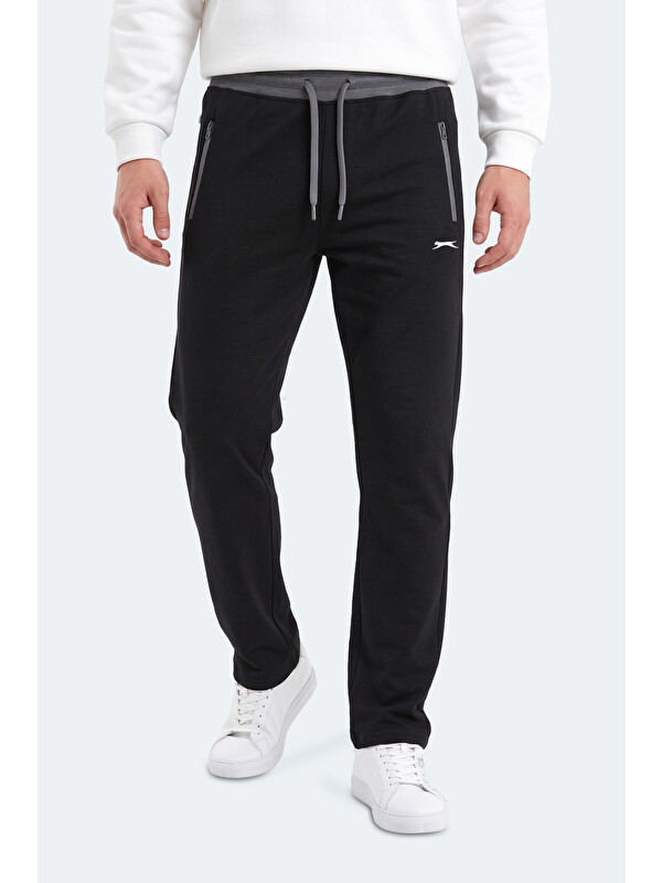 SLAZENGER MADGE Erkek Siyah Eşofman Altı