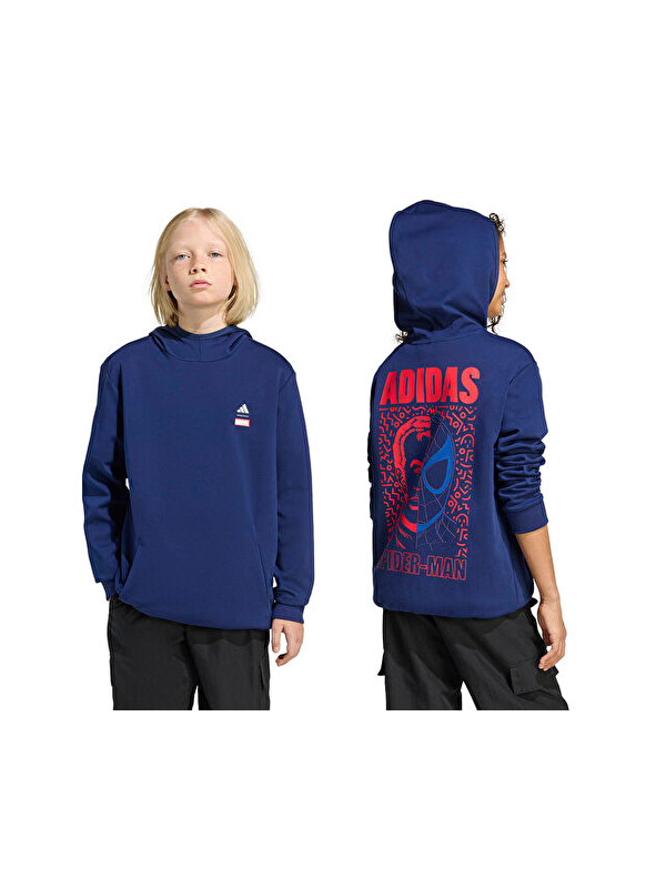 Adidas J Marvel Sm Hd Çocuk Günlük Sweatshirts KE2035 Lacivert