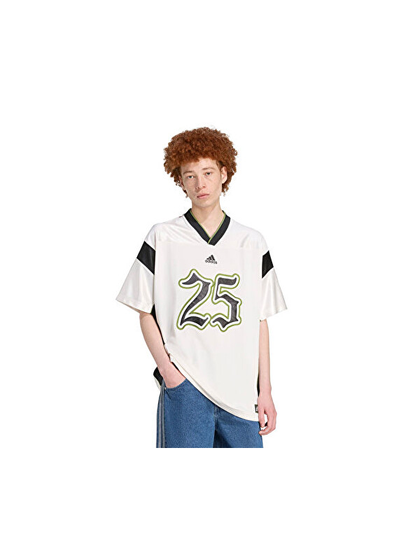 Adidas Ftbl Jrsy Erkek Günlük Tişört JY2762 Beyaz