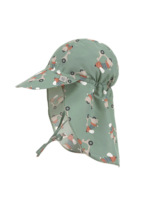 Lassig Flap Hat UV Korumalı Uzun Şapka Scooter Dog Green