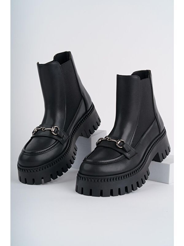 VESPER Tokalı Kalın Taban Kadın Chelsea Bot - Görsel 3