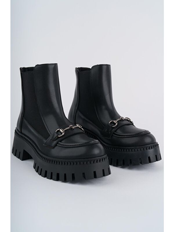 VESPER Tokalı Kalın Taban Kadın Chelsea Bot - Görsel 4