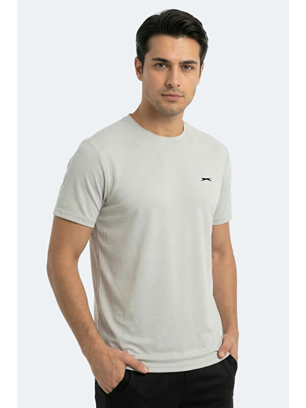 SLAZENGER KAYDA Erkek Gri Tişört