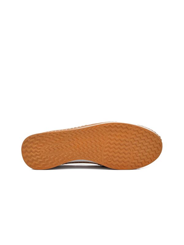 Bej Hakiki Deri Anatomik Kadın Casual Ayakkabı 24075 - Görsel 6