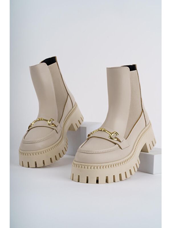 VESPER Tokalı Kalın Taban Kadın Chelsea Bot - Görsel 3