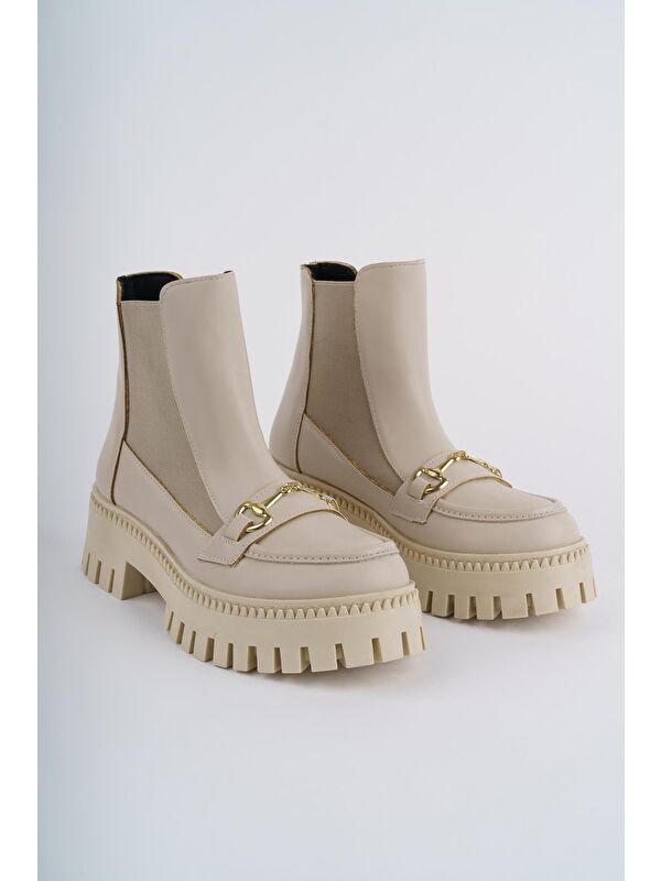 VESPER Tokalı Kalın Taban Kadın Chelsea Bot - Görsel 4