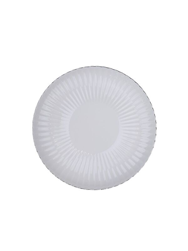 Kütahya Porselen Bone Luz Platin Fileli Servis Tabağı 27cm Tekli