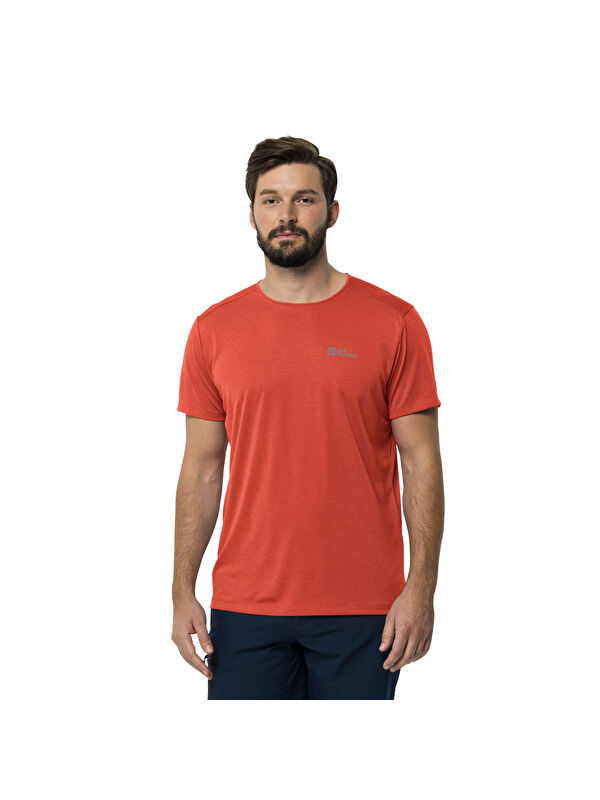 Jack Wolfskin Jwp T Erkek Kırmızı Tişört