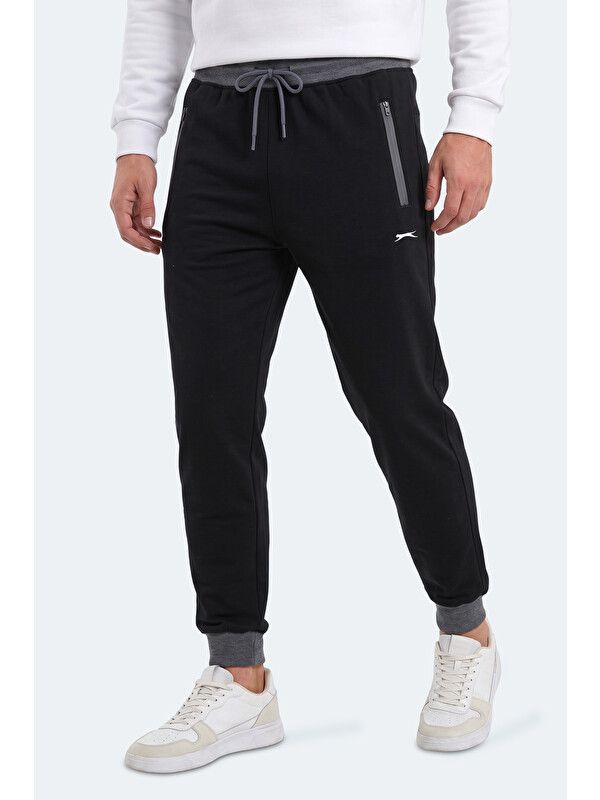 SLAZENGER MAKAR Erkek Siyah Eşofman Altı