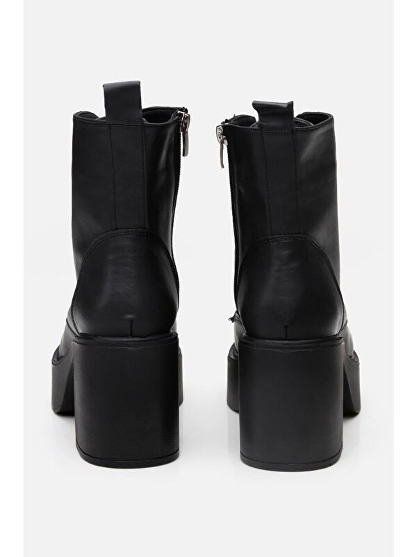 Siyah Kadın Topuklu Bot - Görsel 8