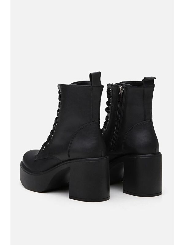 Siyah Kadın Topuklu Bot - Görsel 9