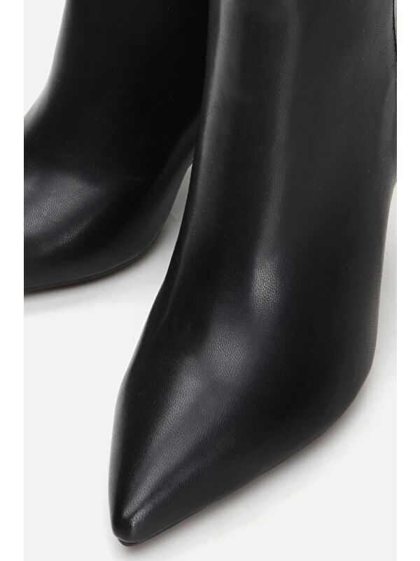 Siyah Kadın Topuklu Bot - Görsel 4