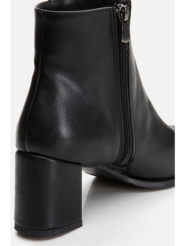 Siyah Kadın Topuklu Bot - Görsel 5