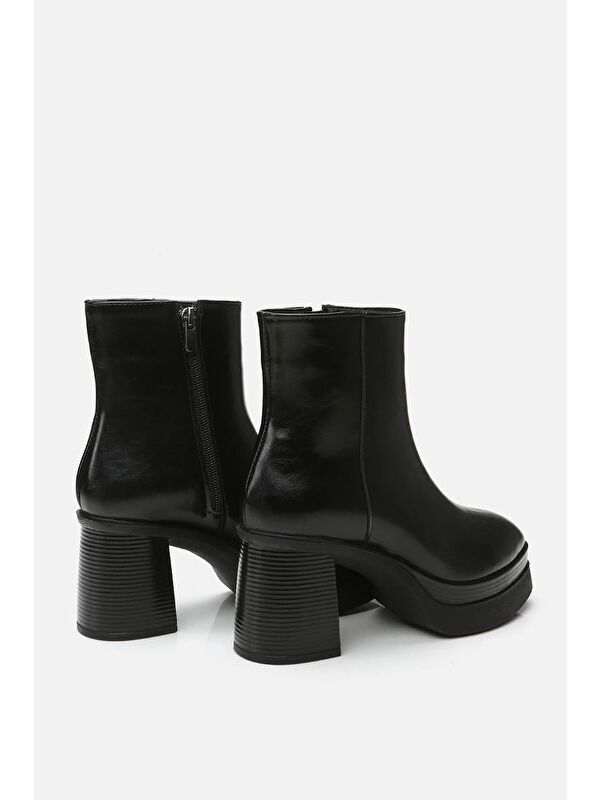 Siyah Kadın Topuklu Bot - Görsel 7