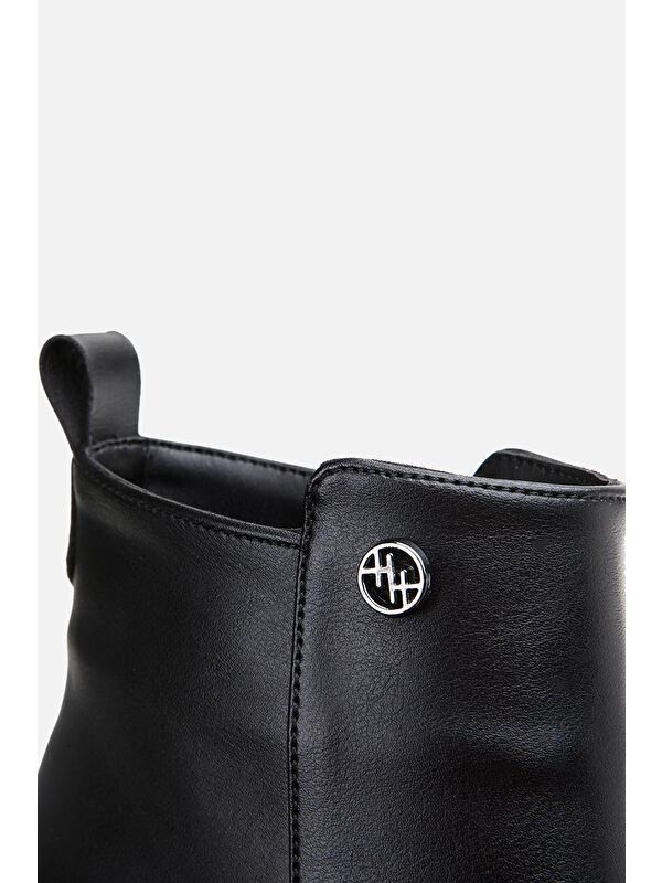 Kadın Fermuarlı Topuklu Bot - Görsel 5