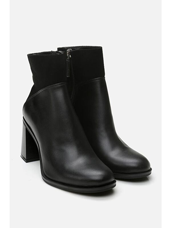 Siyah Kadın Topuklu Bot - Görsel 3