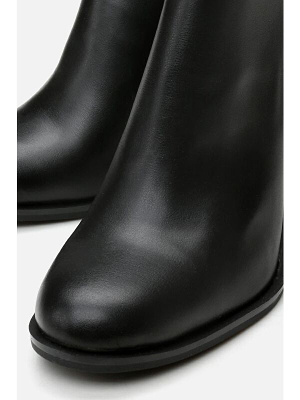 Siyah Kadın Topuklu Bot - Görsel 4