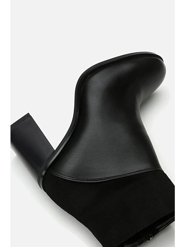 Siyah Kadın Topuklu Bot - Görsel 7