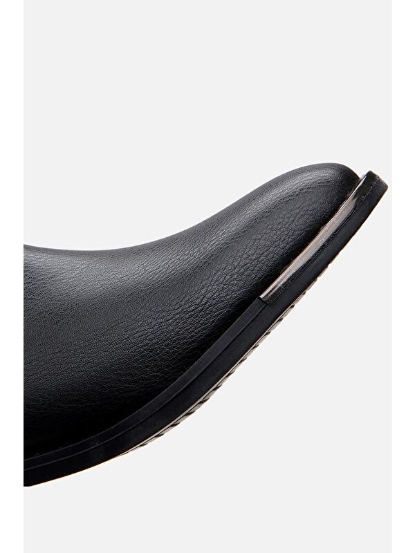 Siyah Kadın Topuklu Bot - Görsel 6