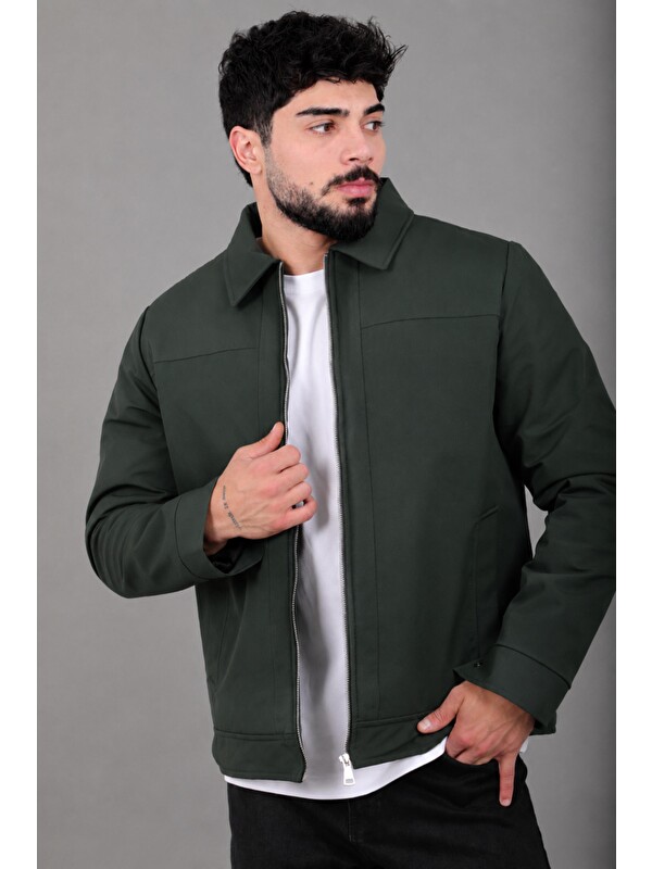 Stilkombin İçi Kürklü Yakalı Orta Kışlık Mont PLDP 3033-M_50511