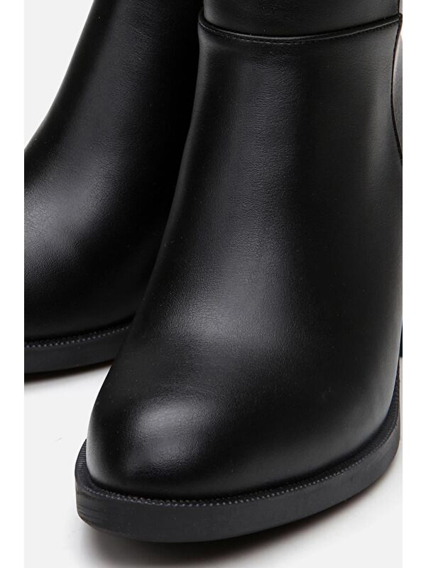 Siyah Kadın Topuklu Bot - Görsel 3