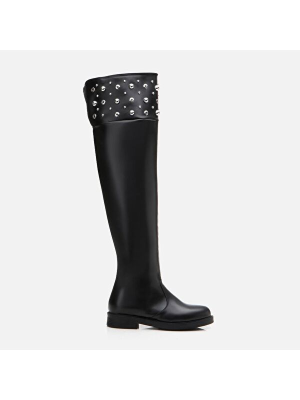 Siyah Kadın Çizme - Görsel 2