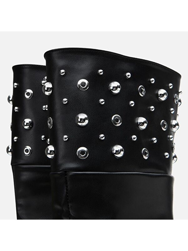 Siyah Kadın Çizme - Görsel 6